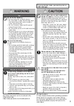 Preview for 3 page of Panasonic ECONAVI NA-FS20V5SRY Operating & Installation Instructions Manual