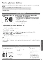 Preview for 15 page of Panasonic ECONAVI NA-FS20V5SRY Operating & Installation Instructions Manual