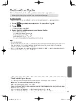 Preview for 15 page of Panasonic ECONAVI NA-FS85G3WAU Operating Instructions Manual