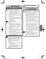 Preview for 3 page of Panasonic ECONAVI NA-FS95G3WAU Operating Instructions Manual