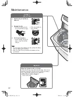 Preview for 22 page of Panasonic ECONAVI NA-FS95G3WAU Operating Instructions Manual