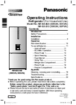 Panasonic ECONAVI NR-BX460 Operating Instructions Manual предпросмотр