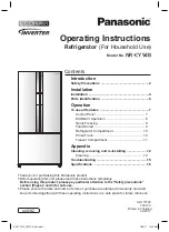 Panasonic ECONAVI NR-CY54BGSAU Operating Instructions Manual предпросмотр