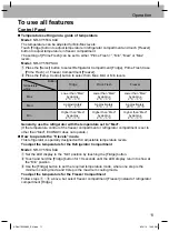 Предварительный просмотр 11 страницы Panasonic ECONAVI NR-CY55CGKAU Operating Instructions Manual