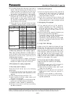 Preview for 9 page of Panasonic EE23 User Manual