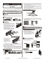 Panasonic EF-S1HS Instruction Manual preview