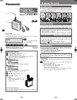 Panasonic EG EB GC GK  GN  GH En Operating Instructions Manual preview