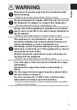 Preview for 7 page of Panasonic EH-HE94 Operating Instructions Manual