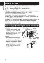Preview for 12 page of Panasonic EH-HE94 Operating Instructions Manual