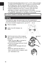 Preview for 14 page of Panasonic EH-HE94 Operating Instructions Manual