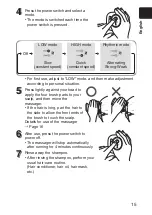 Preview for 15 page of Panasonic EH-HE94 Operating Instructions Manual