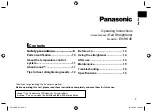 Preview for 3 page of Panasonic EH-HS0E Operating Instructions Manual