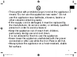 Preview for 5 page of Panasonic EH-HS0E Operating Instructions Manual