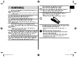 Preview for 7 page of Panasonic EH-HS0E Operating Instructions Manual