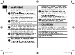 Preview for 8 page of Panasonic EH-HS0E Operating Instructions Manual