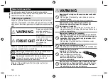 Предварительный просмотр 150 страницы Panasonic EH-HS0E Operating Instructions Manual