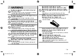 Предварительный просмотр 151 страницы Panasonic EH-HS0E Operating Instructions Manual