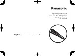 Preview for 1 page of Panasonic EH-HS42 Operating Instructions Manual