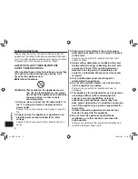Preview for 6 page of Panasonic EH-HS50 Operating Instructions Manual