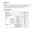 Preview for 2 page of Panasonic EH-HV10 Service Manual