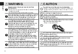 Preview for 6 page of Panasonic EH-HV11 Operating Instructions Manual