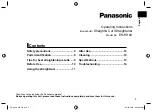 Preview for 3 page of Panasonic EH-HV20 Operating Instructions Manual