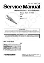 Panasonic EH-HV20 Service Manual preview