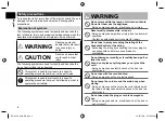 Preview for 4 page of Panasonic EH-HV21 Operating Instructions Manual