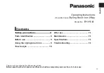 Preview for 3 page of Panasonic EH-HV40 Operating Instructions Manual