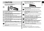 Предварительный просмотр 7 страницы Panasonic EH-HV70 Operating Instructions Manual