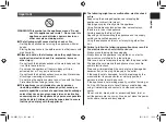 Preview for 3 page of Panasonic EH-HW11-K865 Operating Instructions Manual