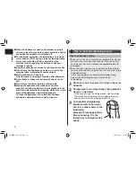 Preview for 4 page of Panasonic EH-HW18 Operating Instructions Manual