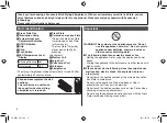 Preview for 4 page of Panasonic EH-HW51 Operating Instructions Manual