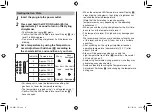 Preview for 8 page of Panasonic EH-HW51 Operating Instructions Manual