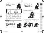 Предварительный просмотр 11 страницы Panasonic EH-HW51 Operating Instructions Manual