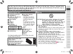 Предварительный просмотр 13 страницы Panasonic EH-HW51 Operating Instructions Manual