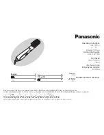 Panasonic EH-KA31 Operating Instructions Manual preview