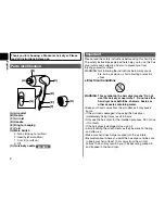 Preview for 2 page of Panasonic EH-ND13 Operating Instructions Manual