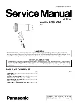 Panasonic EH-ND52 Service Manual preview