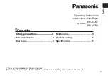 Предварительный просмотр 3 страницы Panasonic EH-ND56 Operating Instructions Manual