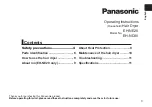 Preview for 3 page of Panasonic EH-NE20 Operating Instructions Manual