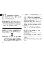 Preview for 2 page of Panasonic EH-NE31 Operating Instructions Manual