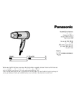 Panasonic EH-NE42 Operating Instructions Manual preview