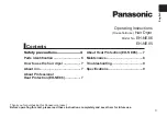 Предварительный просмотр 3 страницы Panasonic EH-NE86 Operating Instructions Manual