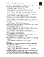 Preview for 5 page of Panasonic EH-SA31 Operating Instructions Manual