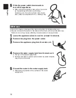 Preview for 10 page of Panasonic EH-SA31 Operating Instructions Manual