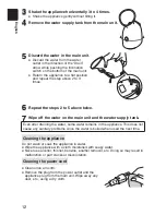 Preview for 12 page of Panasonic EH-SA31 Operating Instructions Manual