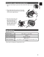 Preview for 13 page of Panasonic EH-SA31 Operating Instructions Manual