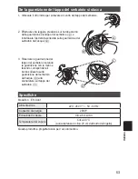 Preview for 53 page of Panasonic EH-SA31 Operating Instructions Manual