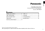 Preview for 3 page of Panasonic EH-SA35 Operating Instructions Manual